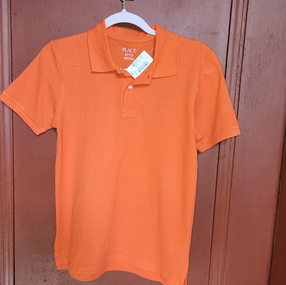 TWO Boy's Shirts Old Navy Green and PLACE Orange Bucket Sizes L (10-12) - Picture 10 of 16